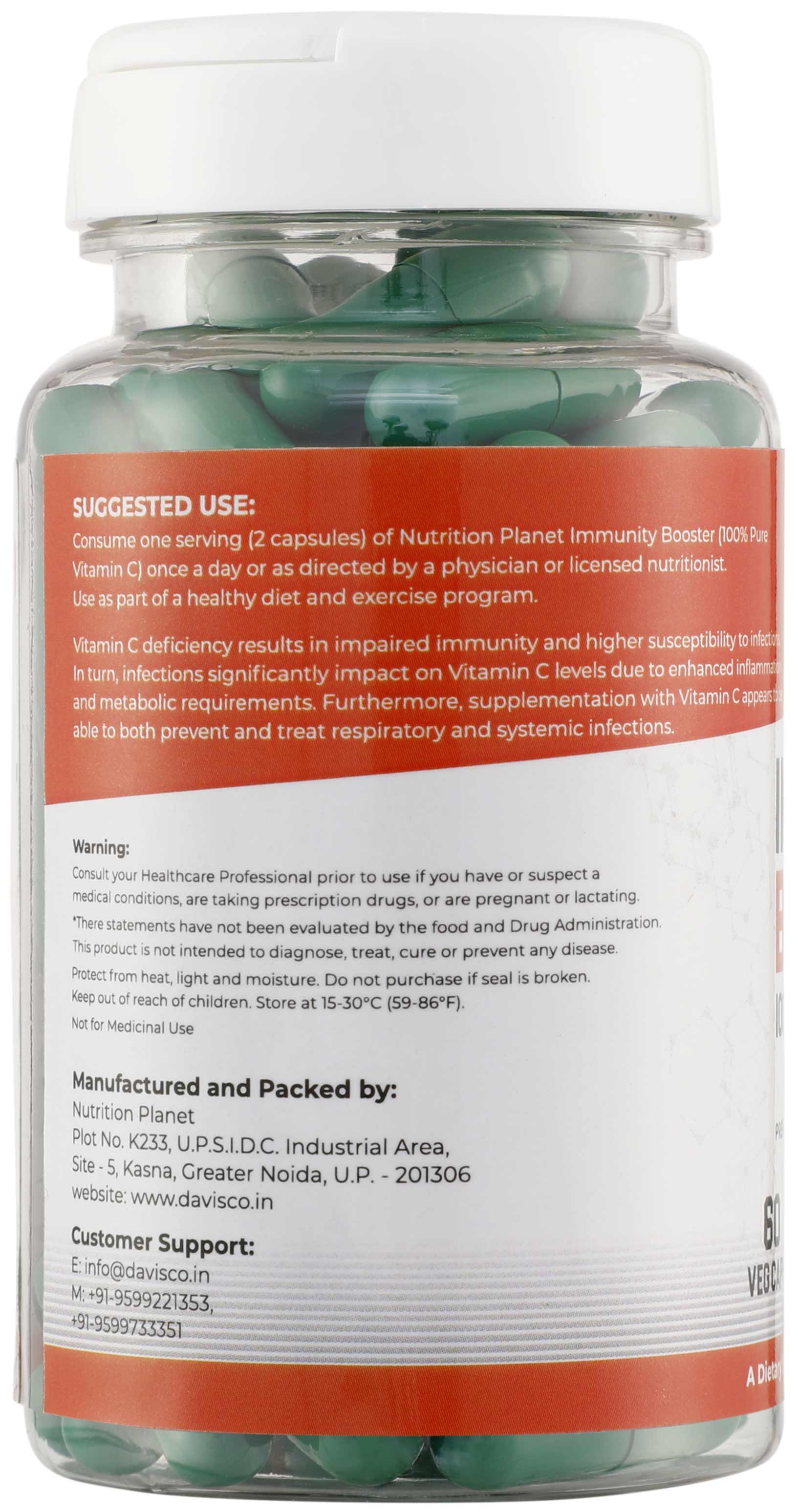 Immunity Booster - 100% Pure Vitamin C