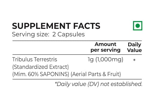 Nutrition Planet Tribulus Terrestris Nutrition Facts