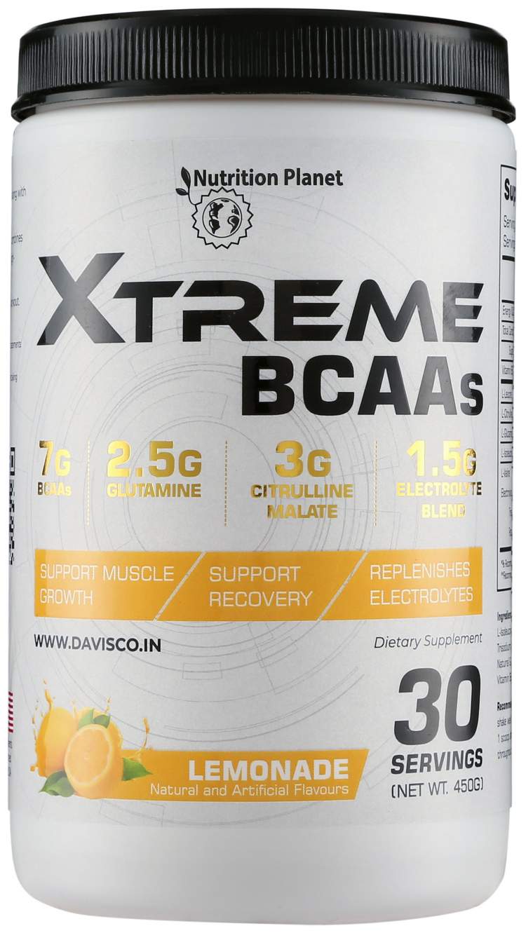 XTREME BCAAsUnique Muscle Recovery formula with 7g BCAAs, 2.5g