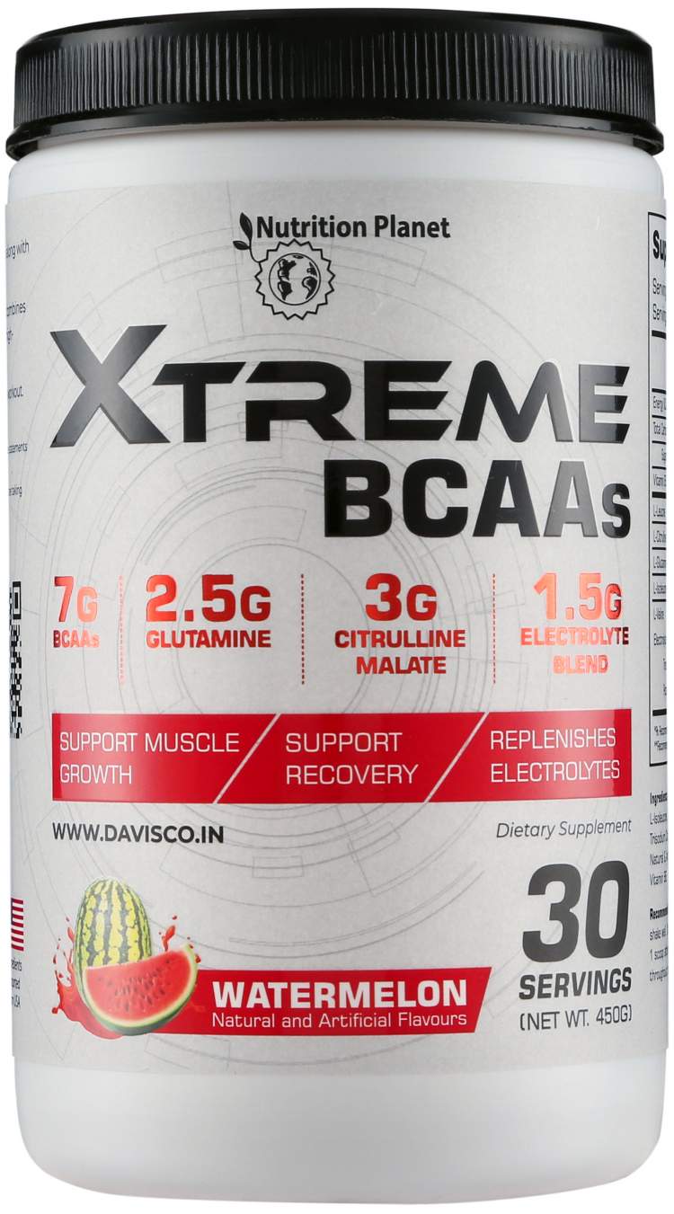 XTREME BCAAsUnique Muscle Recovery formula with 7g BCAAs, 2.5g